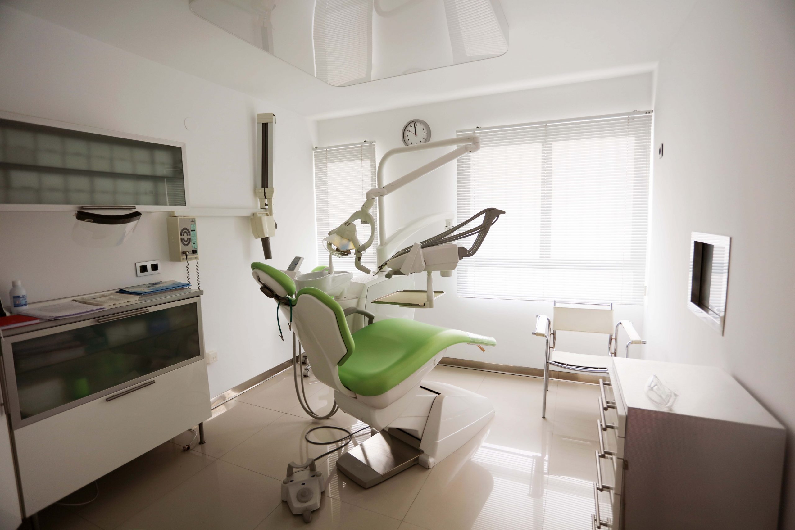 Dental,Hospital,With,Large,Windows,,With,Specialized,Material,And,Equipment. dental hospital with large windows, with specialized material and equipment.